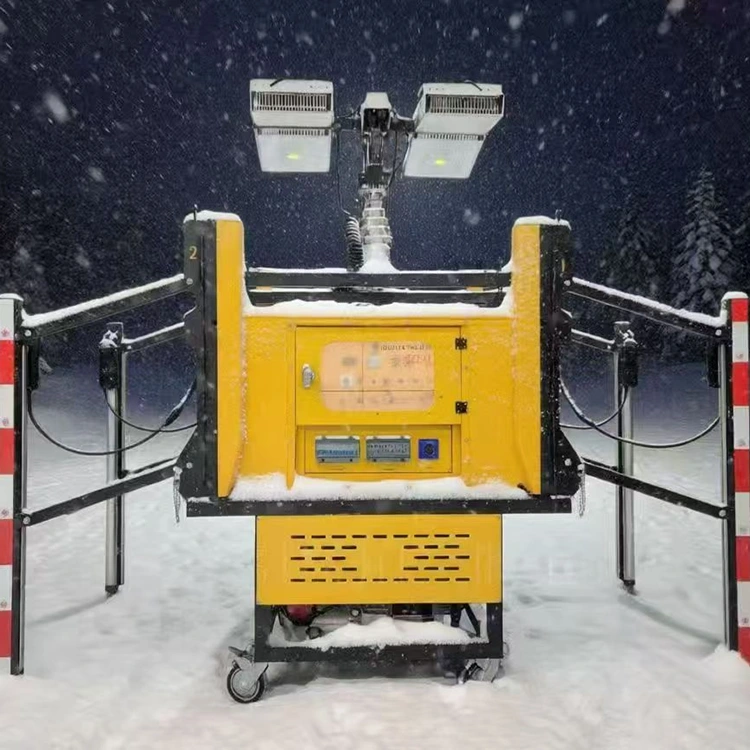 Automatisch laden en lossen Mobiele verlichtingstoren