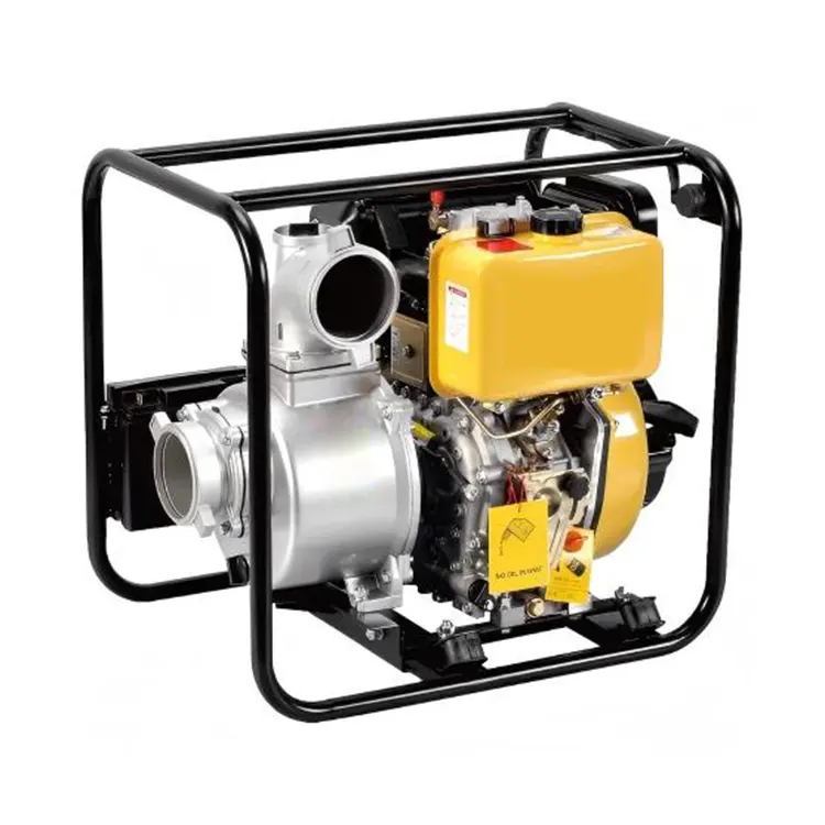 Compacte dieselaangedreven waterpomp met hoog debiet